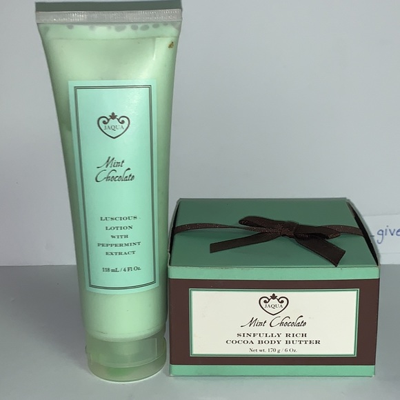 Jaqua Bath & Body Mint Chocolate Cocoa Body Butter Lotion Jaqua